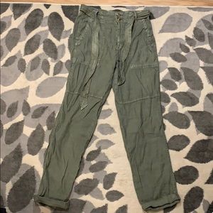 NWOT AEO Green High Waisted Pants